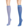 thumbnail image 5 of MUK LUKS Women's 2 Pair Pack Nylon Compression Knee High Socks, 5 of 5