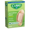 Curad Sensitive Skin Bandages Spots 50 Each Pack of 6