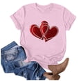 thumbnail image 1 of Camisetas de Manga Corta para Mujeres, Camiseta de Cuello Redondo Impresa de Moda, Primavera Y Verano Casual, 1 of 1