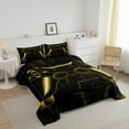 thumbnail image 3 of Gamer Comforter Sets Gaming Bedding Sets Twin Room Decor,Game Contoller Down Comforter 2Pcs Gamer Gifts Bed Set For All Season,Ombre Yellow Gamepad, 3 of 7
