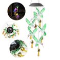 thumbnail image 1 of Hummingbird Wind Chimes Light, Solar LED with Hooks for Decorating Outdoors, 1 of 5