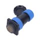 thumbnail image 5 of Conector de cable de alimentación de aviación con brida cuadrada y 4 orificios, CA 250 V, 5 A, SP2819 Pin, 5 of 9