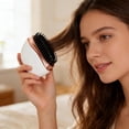 thumbnail image 2 of Light Green Cordless Hair Straightener Comb - Portable Wireless Charging, 3 Heat Settings for All Hair Types, Rapid Heating Technology for Time-Saving, Gentle Styling On-the-Go, 2 of 5