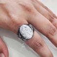 thumbnail image 3 of Dendritic Opal Mans Ring, Natural Dendrite Opal Ring, Eagle, Silver Jewelry, 925 Silver Ring, Birthday Gift, Heavy Mens Ring, Arabic Design, Ottoman Style Ring, Christmas, Turkey Mens Signet Ring, 3 of 8