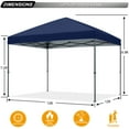 thumbnail image 6 of ABCCANOPY 12 Ft x 12 Ft Easy Pop up Outdoor Canopy Tent,Navy Blue, 6 of 7