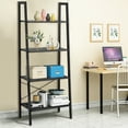 thumbnail image 3 of Topbuy 4-Tier Ladder Bookshelf Display Ladder Rack Free-Standing Plant, 3 of 9
