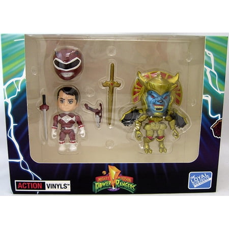 Red Ranger Goldar Mighty Morpin Power Rangers 3 Inch Action Figure Metallic 2-Pack Series ...