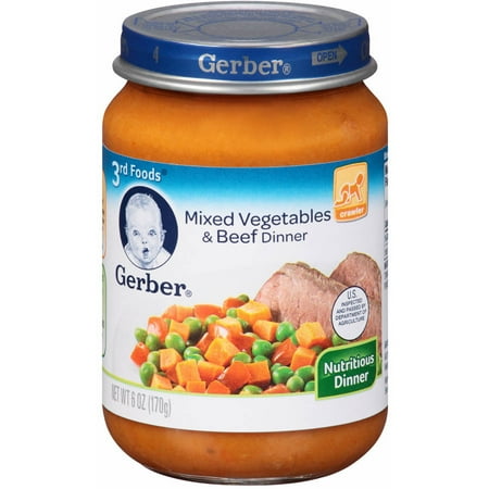 Gerber 3rd Food Vegetable & Beef Dinner