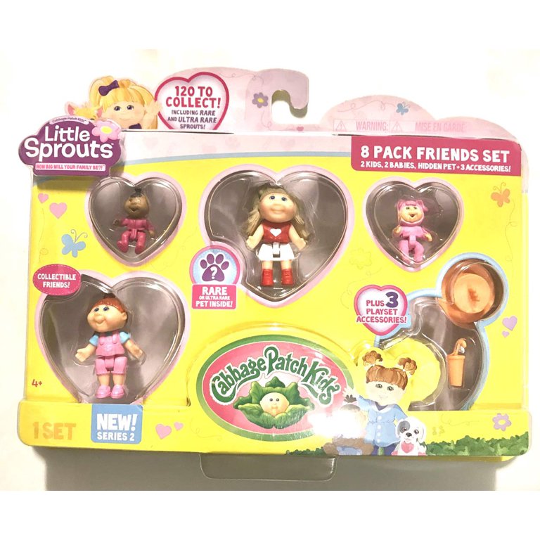 Cabbage Patch Kids Little Sprouts Friends Set, Baby Figurines