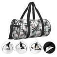 thumbnail image 3 of Balery Hawaii Palms Bolsa de Gimnasio para Mujeres y Hombres, Bolsa de Viaje Impermeable, Bolsa de Fin de Semana con Compartimento para Zapatos y Bolsillo Húmedo, 3 of 6