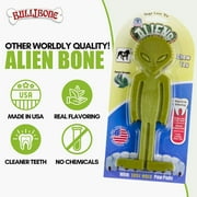 BULLIBONE Large Alien Bone Dental Chews Dog Toy