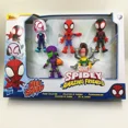 thumbnail image 4 of Marvel Spider Man And His Amazing Friends Upgrade Suit Spidey Amazing Pvc Action Figure Collectable Model Toy Doll Kids Gift, 4 of 5
