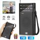 thumbnail image 4 of 2X Mini Radio PortáTil AM/FM All Band Stereo Weather Pocket Radio Receptor para Anciano Caminar Senderismo Camping, 4 of 7