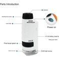 thumbnail image 5 of Miniscope Kids, Mini Scope For Kids, 2024 New Miniscope Portable Microscope Kids, Your Little Scientist Microscope, For Scientific Experiment (Blue), 5 of 5