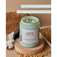 thumbnail image 6 of M&SENSE Ocean Breeze Scented Candle, 19.4oz Soy Jar Candle for Home, Large 2 Wick, Up to 110 Hours Burn time, Natural Organic Fragnce, 6 of 8