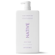 Native Body Wash for Women & Men, Sulfate Free, Lilac & White Tea, 36 fl oz