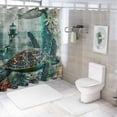 thumbnail image 3 of Orinice Turtle Shower Curtain Set, Bathroom Shower Curtain Set with 12 Hooks Decoration, 36x72, 3 of 7