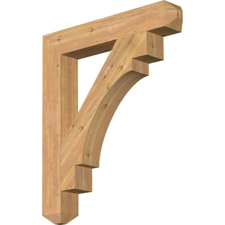 

Ekena Millwork 5 1/2 W x 36 D x 42 H Merced Craftsman Smooth Bracket Western Red Cedar