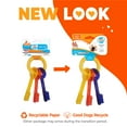 thumbnail image 3 of Nylabone Puppy Chew Teething Keys Dog Chew Toy Bacon Small (1 Count), 3 of 11