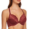 thumbnail image 3 of CHUANK Female Racerback Front Closure Unlined Underwire Bra for Women Black 34B, 3 of 5