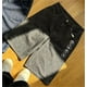thumbnail image 3 of Pantalones cortos vaqueros holgados estilo hip hop estilo vintage Y2k para hombre, ropa de calle estilo Harajuku, estilo punk rock, con bordado de letras, 3 of 5