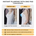 thumbnail image 6 of Sticky Bra Pads Inserts Breast Pads Waterproof Double-sided Adhesion Bra Pad for Sports Bra A/B or C/D,D/E Cup Beige or Black, White Optional, 6 of 8
