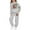 Grey, variant on Piomll Hoodie And Sweatpants Set For Boys Casual Print Fleece Joggers 2 Pcs Winter Fall Tracksuit Sets