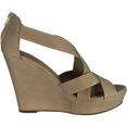 thumbnail image 2 of Top Moda ELLA-18 Women's Gladiator Wedge Heel Sandals, 2 of 4