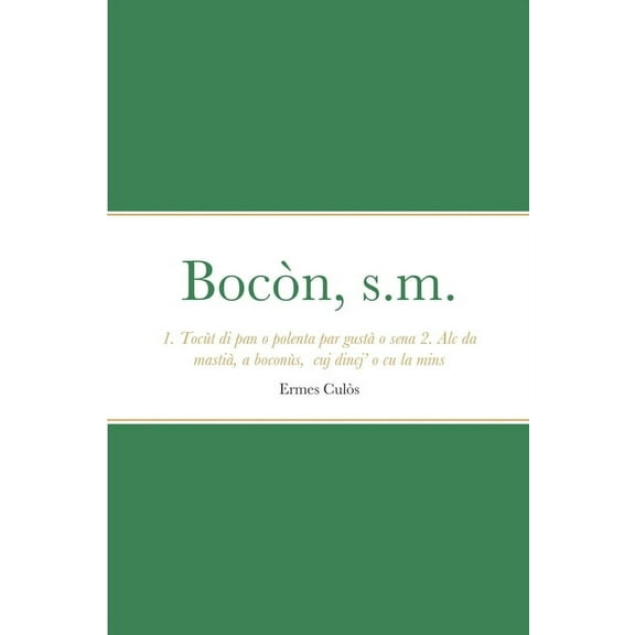 Bocòn, s.m., (Paperback)
