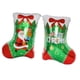 thumbnail image 4 of 6x de Calcetín Navideño de Papel de Aluminio Suministro para Fiestas Navideñas Santa, 4 of 9