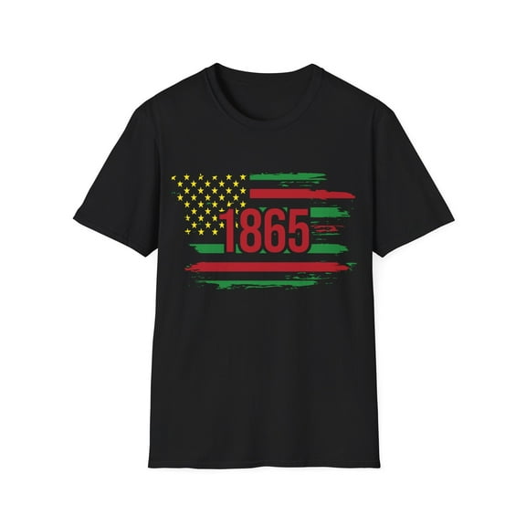 Juneteenth T-shirt for Men Freedom Day Mens Black Pride Tee