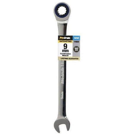 UPC: 0035794116514 | Pro-Grade 11652 9 mm Ratcheting Combo Wrench