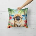 thumbnail image 2 of Pekingese Luau Throw Pillow 18 in x 18 in, 2 of 5
