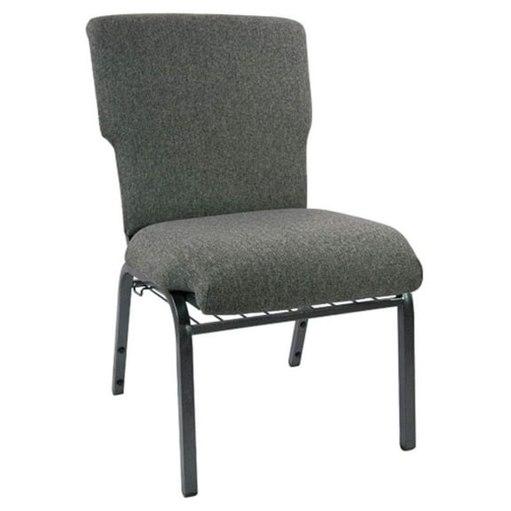 Drevy Advantage Charcoal Gray Church Chair - 21 in. Wide