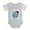 Heather Gray, variant on CafePress - Cute Element Helium He - Cute Infant Baby Football Bodysuit