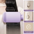 thumbnail image 4 of Rizador de triple barril con cerámica, 4 niveles de calor, apagado automático, rizador de pelo morado., 4 of 5