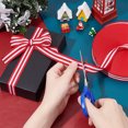 thumbnail image 2 of MesaSe Polyester Striped Grosgrain Ribbon Set - 50 Yards  Red & White  Decorative Craft Ribbons for Christmas  Gift Wrapping  Weddings  Floral Bows & Cake Decoration  Hanging Ornament Str, 2 of 7