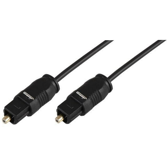 PRO SIGNAL - TOSLink Optical Audio Lead with 2.2mm OD, 1m Black