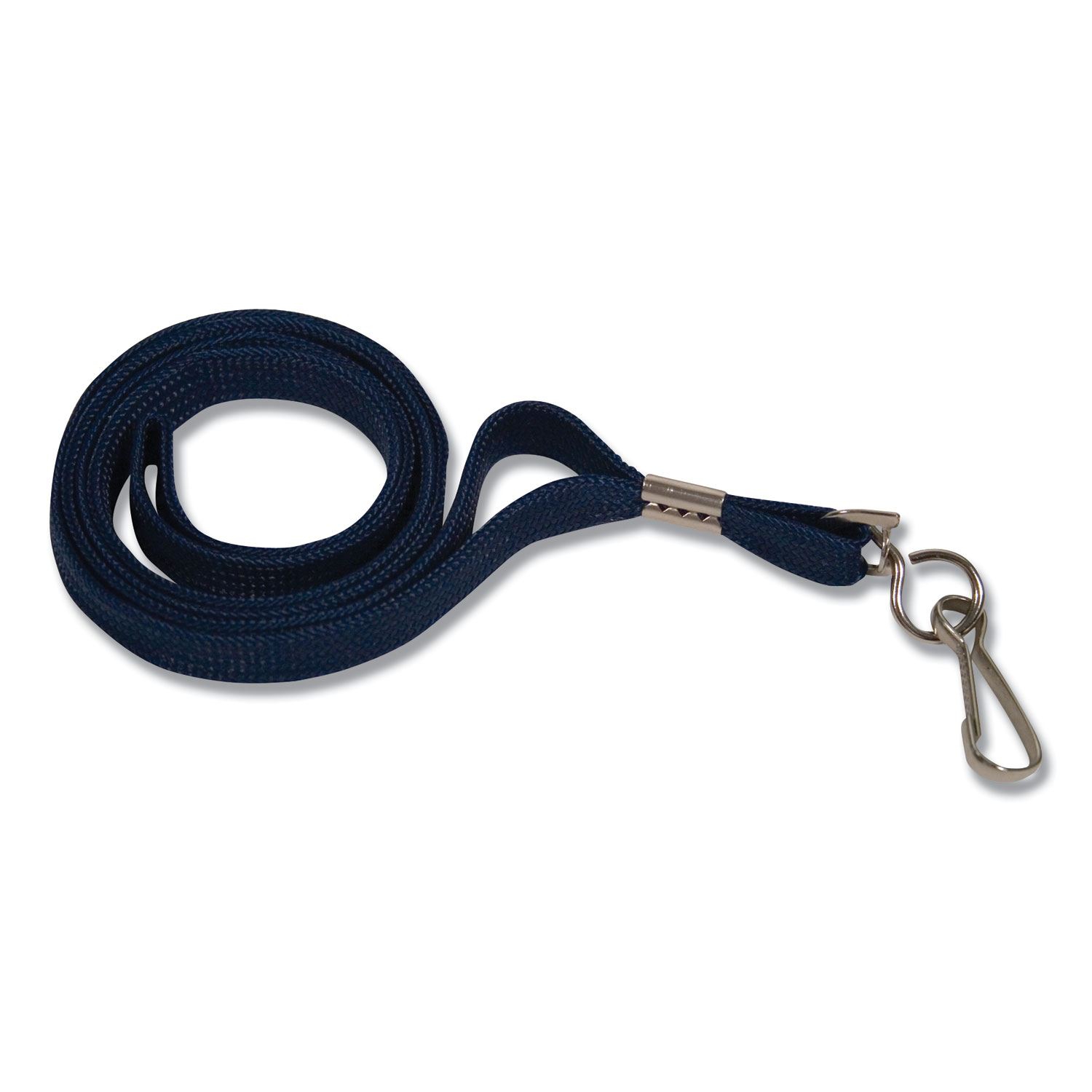 Advantus Deluxe Lanyards, J-Hook Style, 36" Long, Blue, 24/Box (75426)