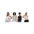 thumbnail image 3 of LMLYSoH Women Tank Top, Sleeveless Tops Square Neck Lace Trim Button Closure Summer Streetwear, 3 of 9