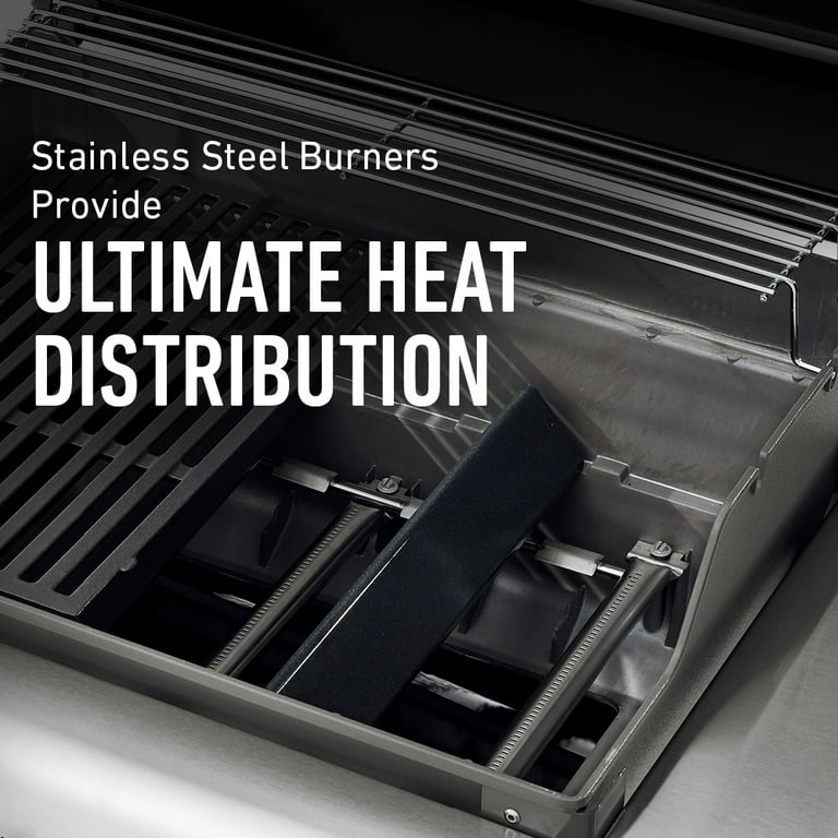 Weber Spirit E-330 BBQ Gas Grill with Sear Station, Side