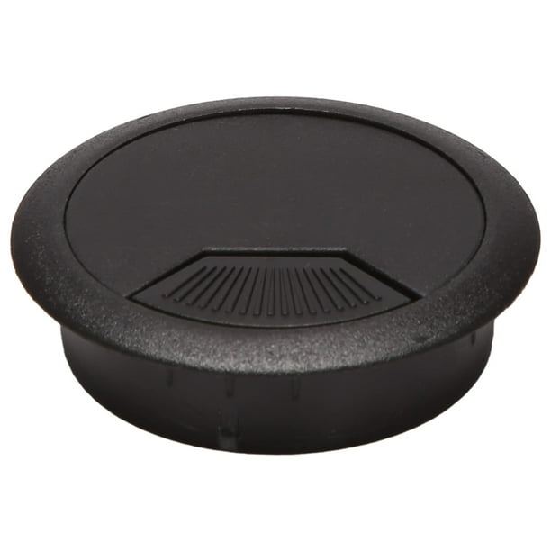 Kit de anillos de cuerda, cubierta de orificio para cables de plástico, disposición de anillos de cuerda, organizador de cables, uso doméstico y de oficina