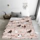 thumbnail image 5 of Balery Funny Chicken Manta de Felpa Suave y Acogedora – Cobija de Franela Aterciopelada para Cama, Lavable y Cálida para Sofá, Mascotas, Transpirable-80"x60", 5 of 7