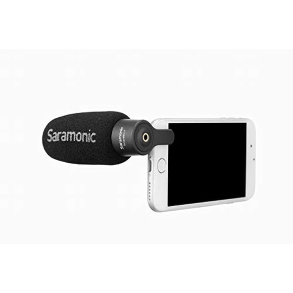 Saramonic Direccional TRRS Mic para Apple iPhone/iPad y Smartphones/Tablets Android (Smart