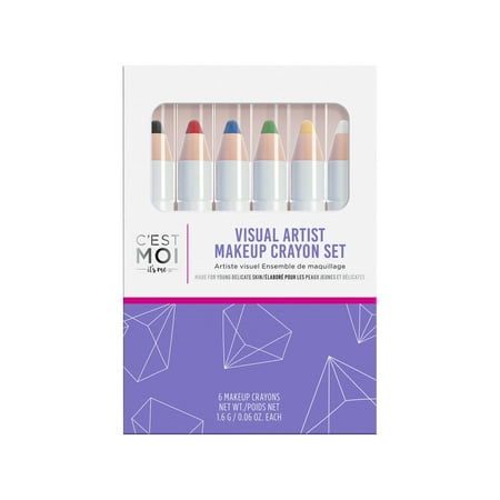 C'est Moi Visual Artist 6 Piece Makeup Crayon Set (Best Makeup For Makeup Artists)