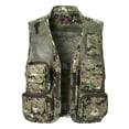 thumbnail image 3 of Chaleco militar de camuflaje de verano para hombre, chaleco de malla para papá con múltiples bolsillos para fotografía al aire libre, 3 of 6