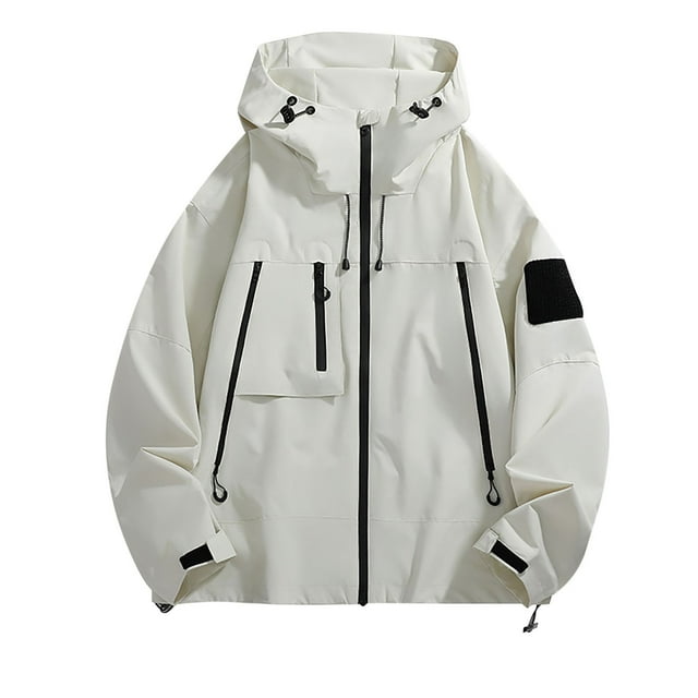 LOVZFMLL Vestes pour Femmes Sports Extérieur Veste Rigide Coupe-Vent Chaude Amovible Veste de Montagne Veste Fine