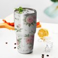 thumbnail image 3 of 30oz Pioneer Flower Tumblers Stainless Steel Tumbler with Lid and Straw,Vacuum Insulated Double Wall Travel Tumbler Cups Mug with Cleaning Brush for Coffee,Tea, 3 of 7