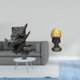 thumbnail image 2 of Sujetalibros Estatua de mujer africana Decoración para el hogar Soporte para libros Figura de resina Escultura creativa Soporte para libros Adorno cen, 2 of 8