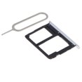 thumbnail image 1 of Bandeja de tarjeta SIM Sunnimix con pines de expulsión para Samsung Galaxy A3 A310 A5 A510 A7 A710 2016 Plata, 1 of 8